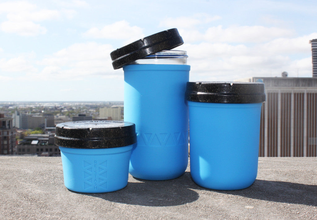 Blue 4oz + 8oz + 12oz Re:stash Jar Gift Set