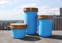 Blue 4oz + 8oz + 12oz Re:stash Jar Gift Set