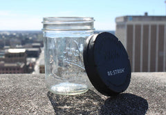 Re:Stash Child Resistant WIDE Mouth Lid for the Mason Jar