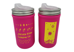 12oz Mason-re Never Stop Looking Up To-Go Cup