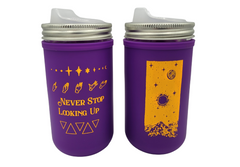 12oz Mason-re Never Stop Looking Up To-Go Cup