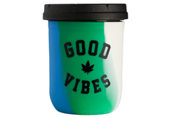 16oz Good Vibes Rasta Tie-Dye Re:Stash Jar