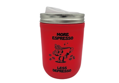 16oz Mason-re More Espresso To-Go Cup (Pink or Red)