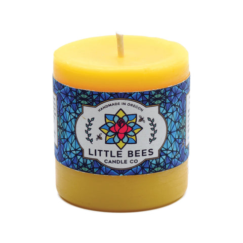 Medium Pillar Beeswax Candle