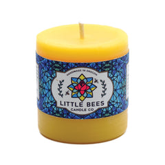 Medium Pillar Beeswax Candle