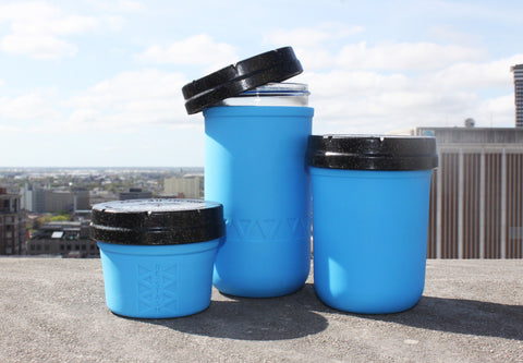 Blue 4oz + 8oz + 12oz Re:stash Jar Gift Set
