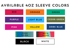 Set of 12 4oz Koozies (Available in Many Colors)