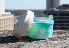 4oz We'd Love Peace Re:Stash Ocean Tie-Dye