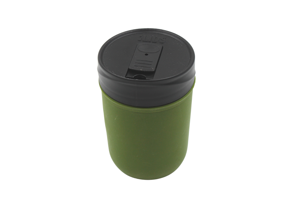 8oz Mason-re To-Go Jar: 8oz Jar + Koozie + Regular Mouth Drinking Lid (Available in Many Colors)
