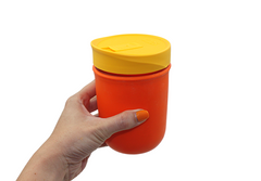 16oz Mason-re To-Go Jar: 16oz Jar + Koozie + Wide Mouth Drinking Lid (Available in Many Colors)