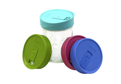 16oz Mason-re To-Go Jar: 16oz Jar + Koozie + Wide Mouth Drinking Lid (Available in Many Colors)