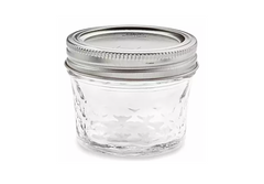 Case of 12 4oz Mason Jars