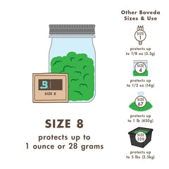 Boveda Humidity Control Pack (size 8, 62%)
